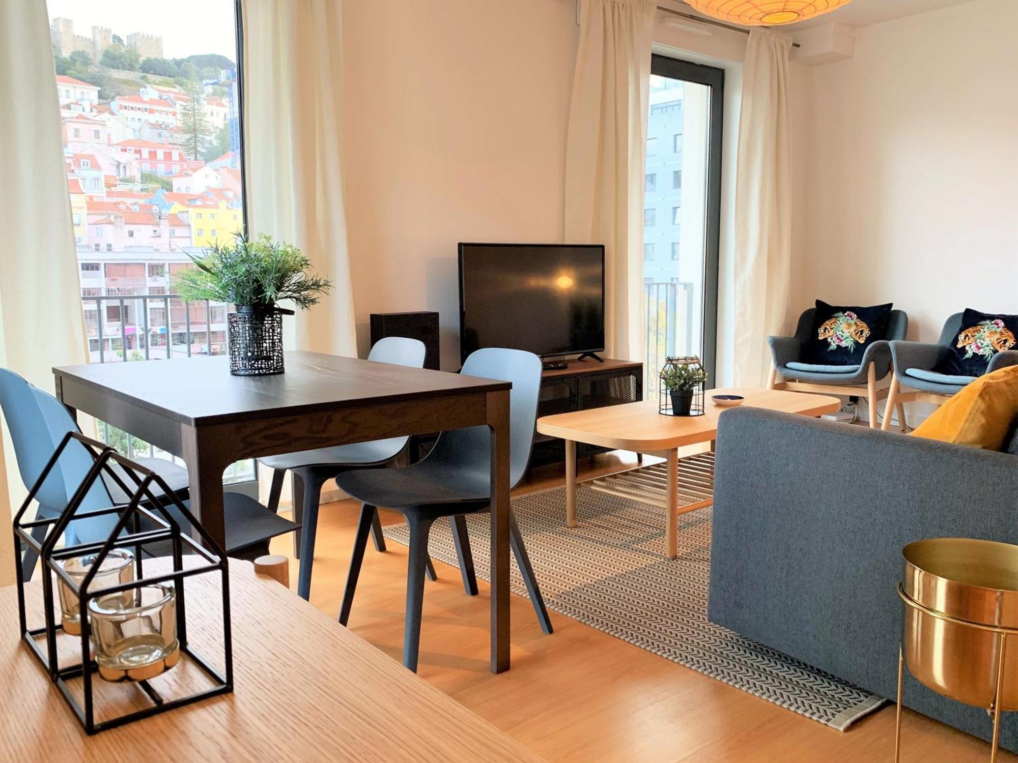 Mm3 Very Central Baixa-Rossio! Castle View And Free Parking! Apartment *